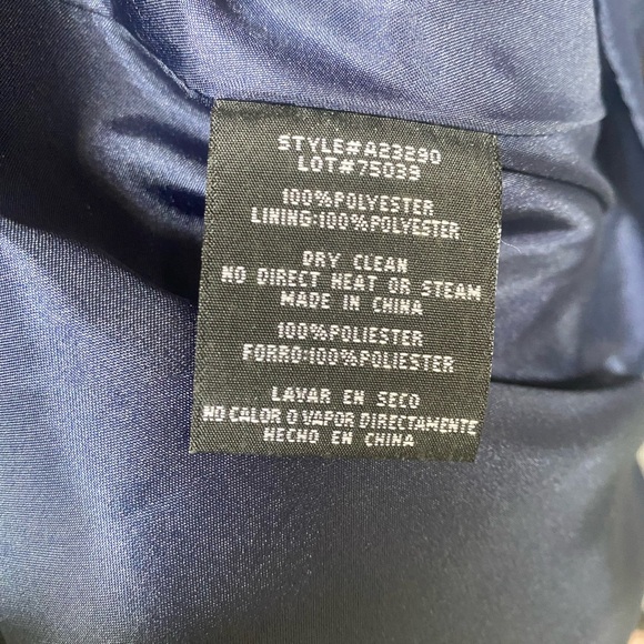 Strapless Betsy Adam, Navy Gown, Size 6, Original price $330 US, Asking $149 - Picture 9 of 9